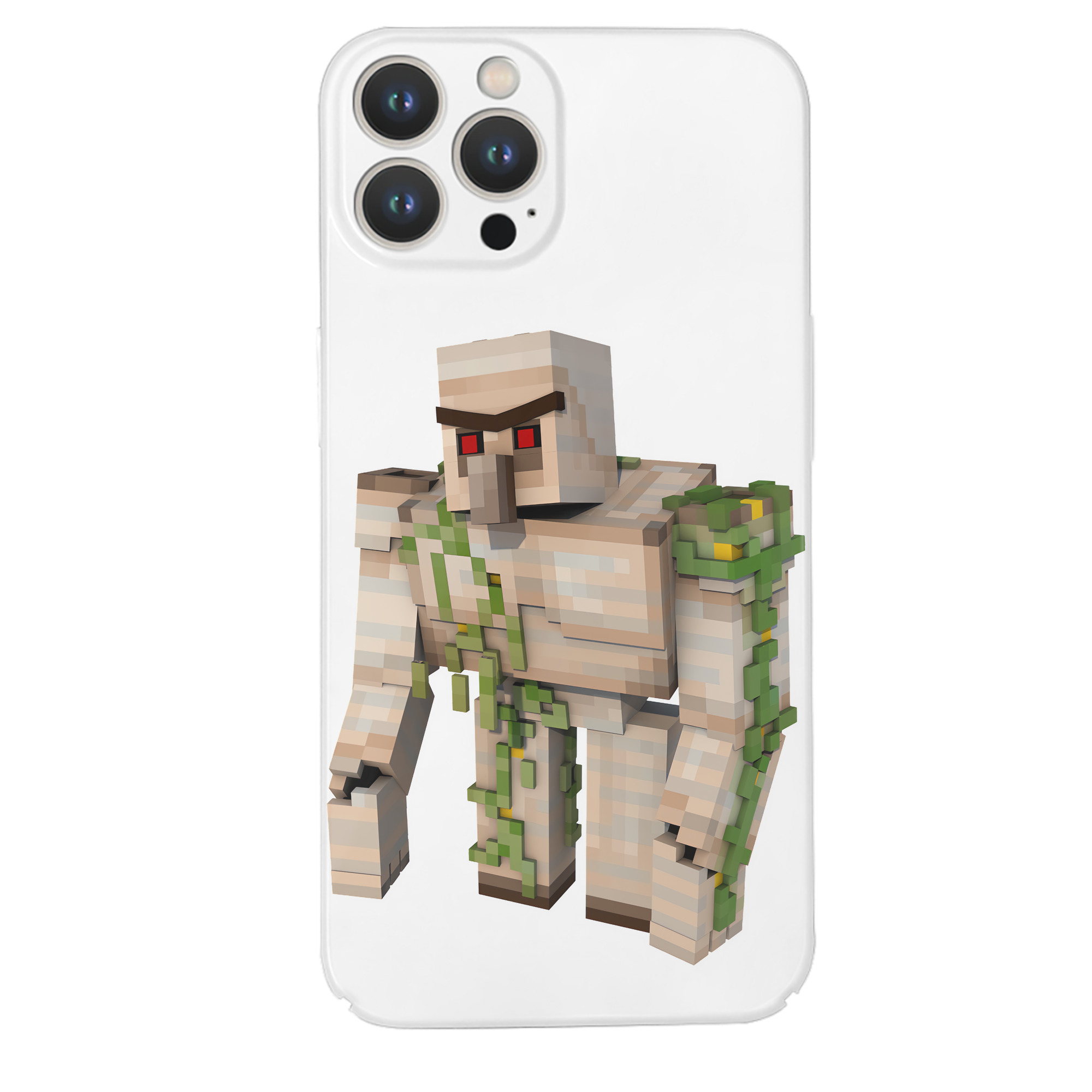 （画像用） マインクラフト ブロックの世界 Minecraft MC Block world 【iPhone 14シリーズ対応】ハードケース